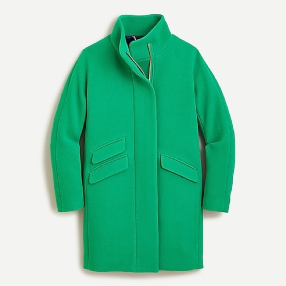 J. Crew Ocean Moss Cocoon Coat